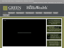 Tablet Screenshot of greenprivatewealth.com
